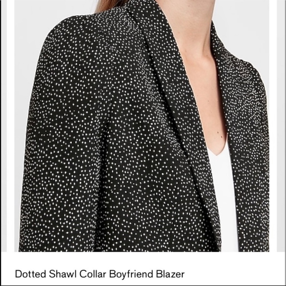 Express dotted blazer